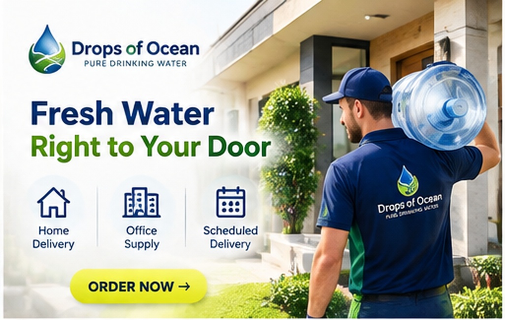 Home water delivery by Drops of Ocean
